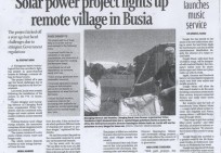 21 November 2011 article about KUDURA in the Kenyan Standard Newspaper