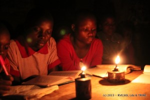 Not so good - studying by kerosene light